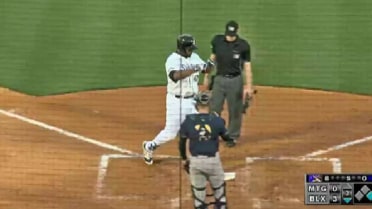 Shuckers' Charles clubs a homer