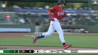 Cartaya homers for 2nd straight game for Great Lakes