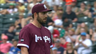 IronPigs' Davis strikes out fourth batter of inning