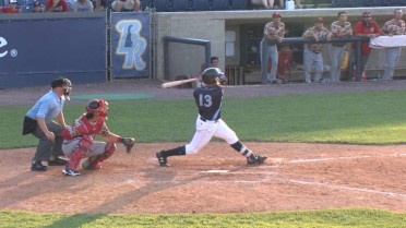 Chase Vallot hits a walk-off single against Potomac