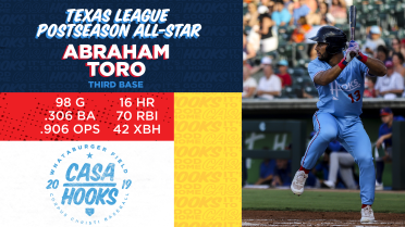Abraham Toro Named Texas League Postseason All-Star
