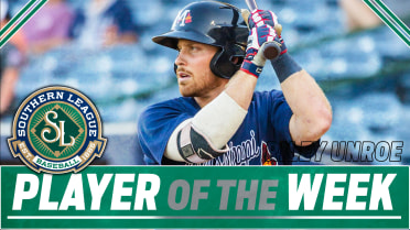 Riley Unroe Named Southern League Player of the Week