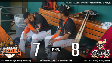 Chihuahuas nip Grizzlies 8-7 with a walk-off in the 10th