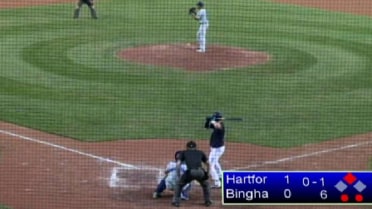 Binghamton's Toffey hits game-tying double