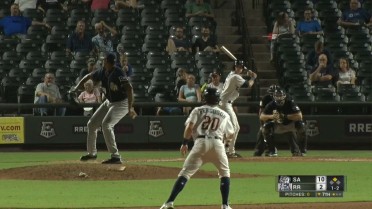 Round Rock's Tucker connects for two-run homer