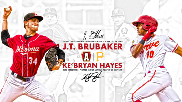 Hayes, Brubaker honored with Pirates minor league awards