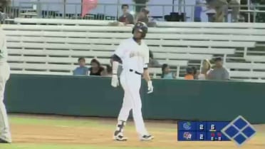 Jose Rondon whacks a single for the Missions