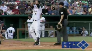 Martinez hits a solo homer fro the Missions
