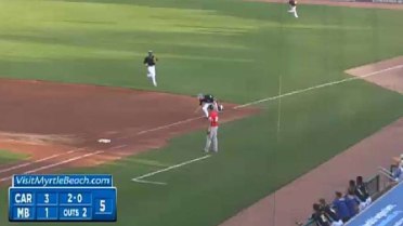 Pelicans' Upshaw makes diving stop