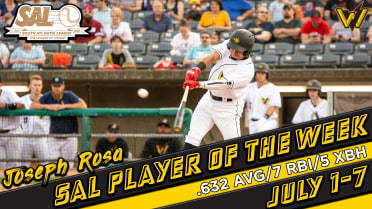 Rosa named SAL Player of the Week