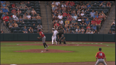 Columbus' Jones homers on first pitch