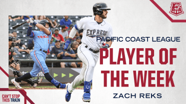 Express OF Zach Reks Named Pacific Coast League Player of the Week