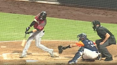 Robinson slaps a single for River Cats