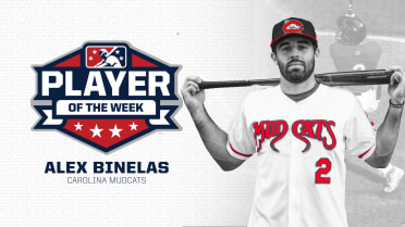 Alex Binelas Named Low-A East Player of the Week