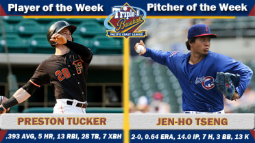Tucker, Tseng recognized for weekly efforts