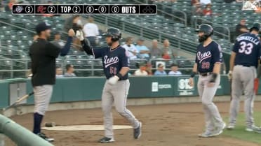 Holaday connects on first homer with Reno