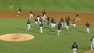 Knights' Rivera hits walk-off double to center