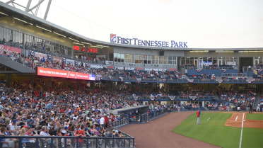 Sounds Fall in Front of Huge Crowd at First Tennessee Park