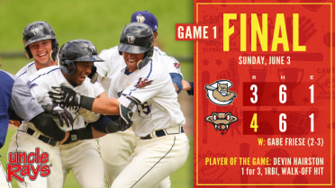 Rattlers Walkoff Cougars in Game One