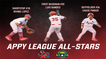 Three Cardinals named Appy League Postseason All-Stars