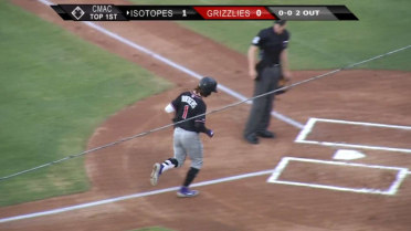 Isotopes' Rodgers homers in return from HBP
