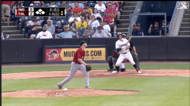 Kreidler mashes first homer with Mud Hens