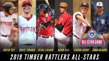 Six Timber Rattlers Selected to Play in 2019 Midwest League All-Star Game