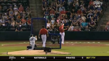 Joey Meneses at the Triple-A Home Run Derby