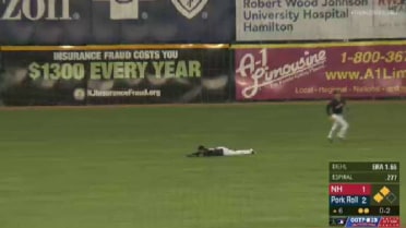 Crawford's diving catch for Trenton
