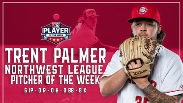 Trent Palmer Named Northwest League Pitcher Of The Week 