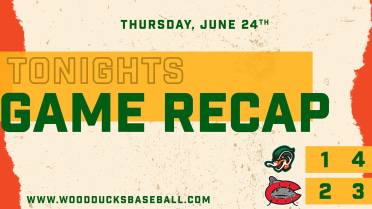 Wood Ducks Split Doubleheader Against Mudcats With Walkoff Win in Game 2