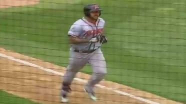 Richmond's Hobson hits homer to right