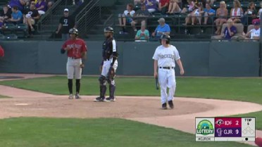 Idaho Falls' Miller goes yard for the first time
