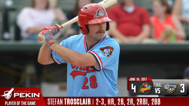 Trosclair Homers, Chiefs Win Fifth Straight
