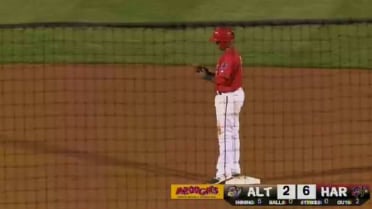 Abreu laces two RBI double for Harrisburg