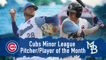 Young, Leal take home Cubs minor league honors for July