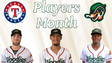 Three Wood Ducks Earn Rangers Players of the Month Awards for May