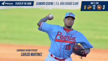 Carlos Martinez Pitches Perfect Inning in Rehab Appearance
