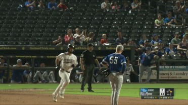 Round Rock's Mayfield rips third homer of game