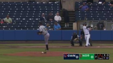 Norfolk's Joseph pounds a solo home run