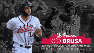 Brusa named Eastern League Player of the Week