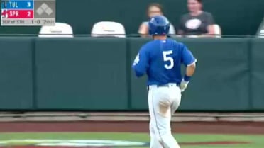Tulsa's Beaty belts two-run homer