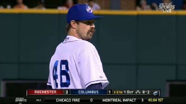Miller notches strikeout for Columbus