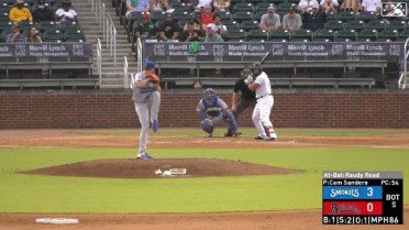 Sanders fans 9th man in 5 no-hit frames for Tennessee
