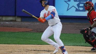 Familia pitches 1-2-3 inning, Drury stays hot as Mets win series opener against Red Wings