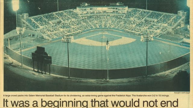 Salem Memoirial Ballpark history | Red Sox