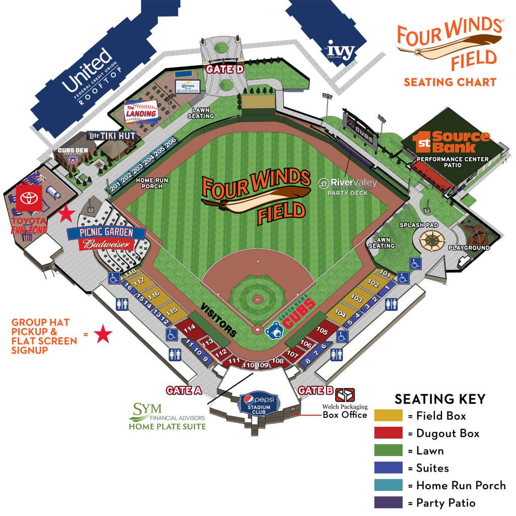 South Bend Cubs Seating Chart Cubs