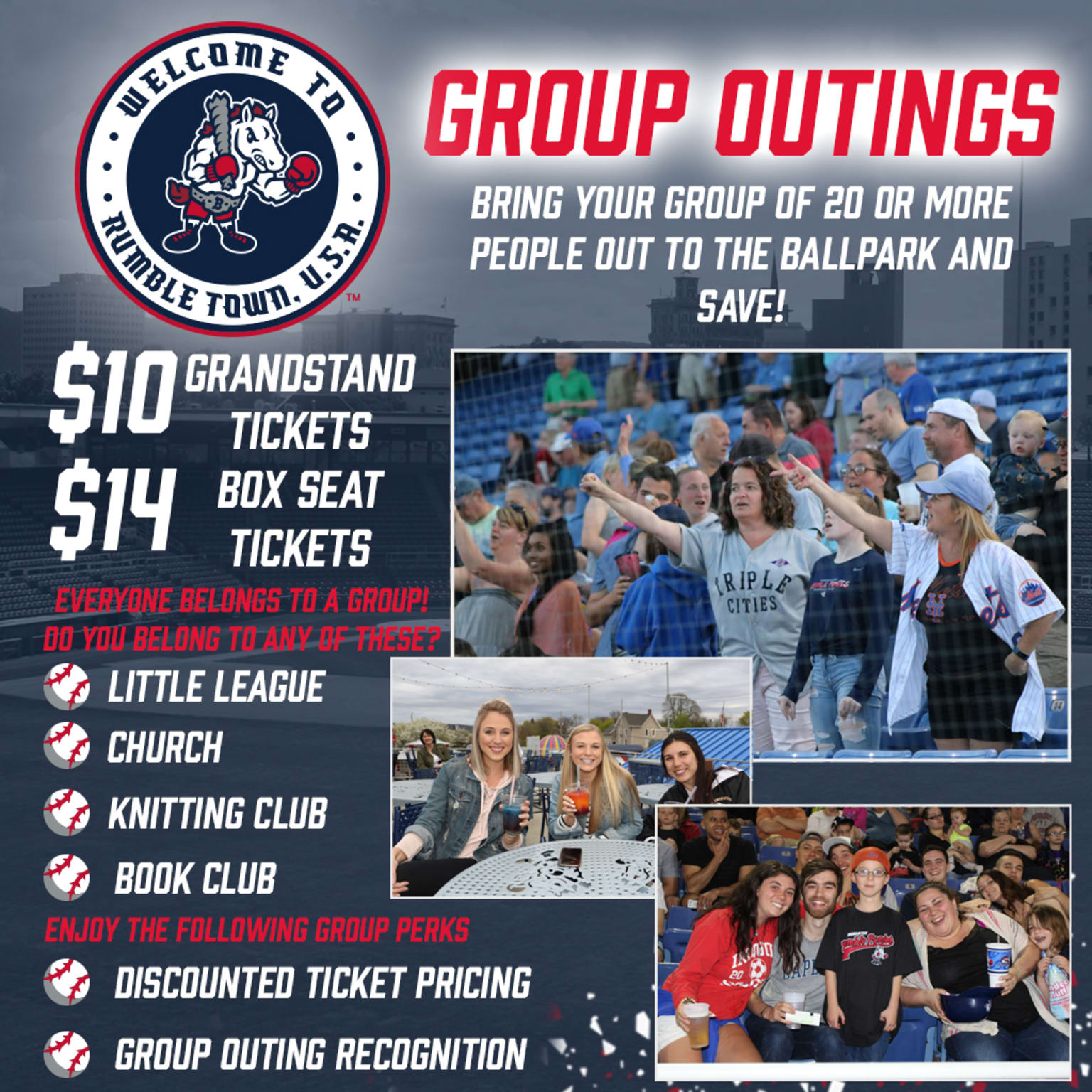 Group Tickets Rumble Ponies