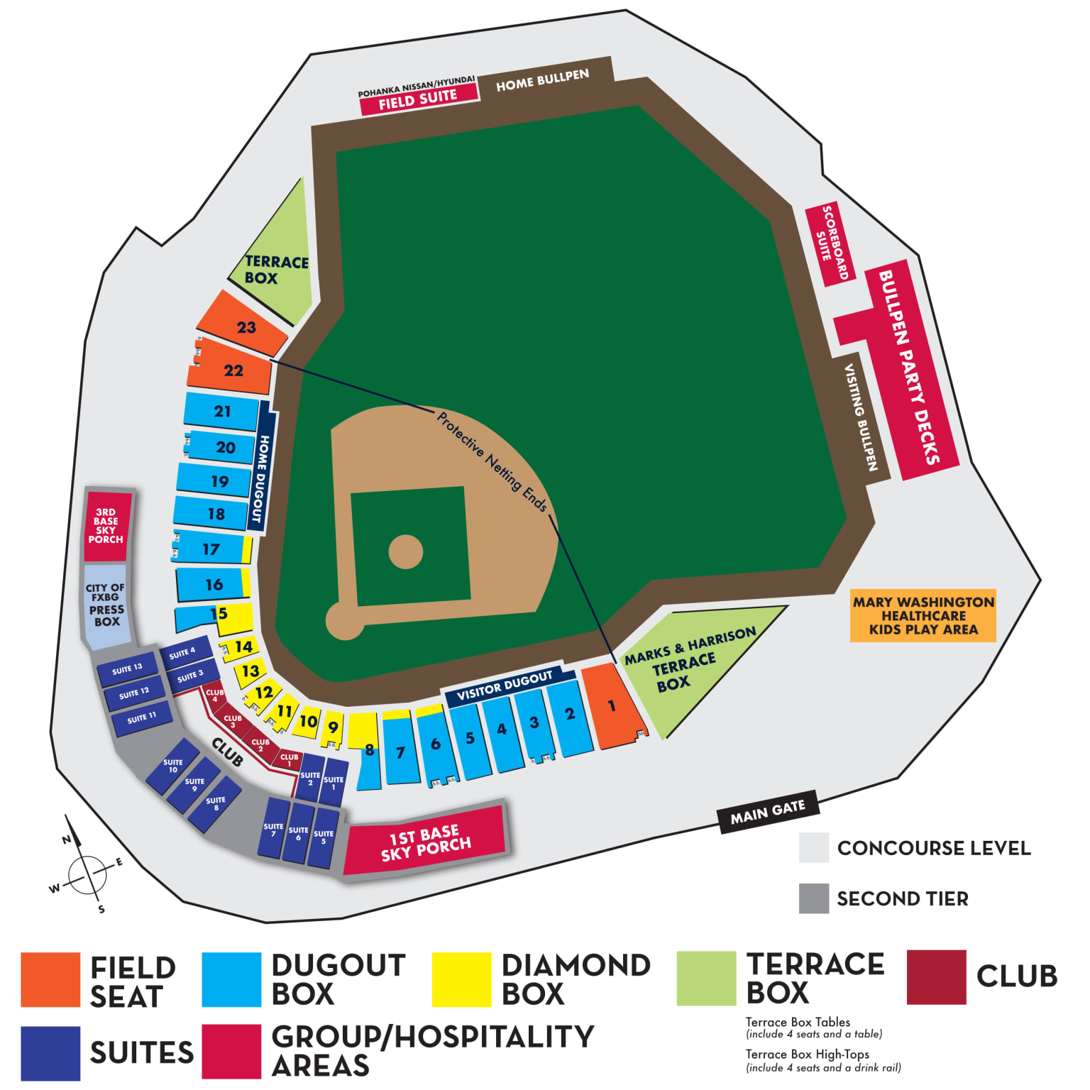 Seating Chart Nationals