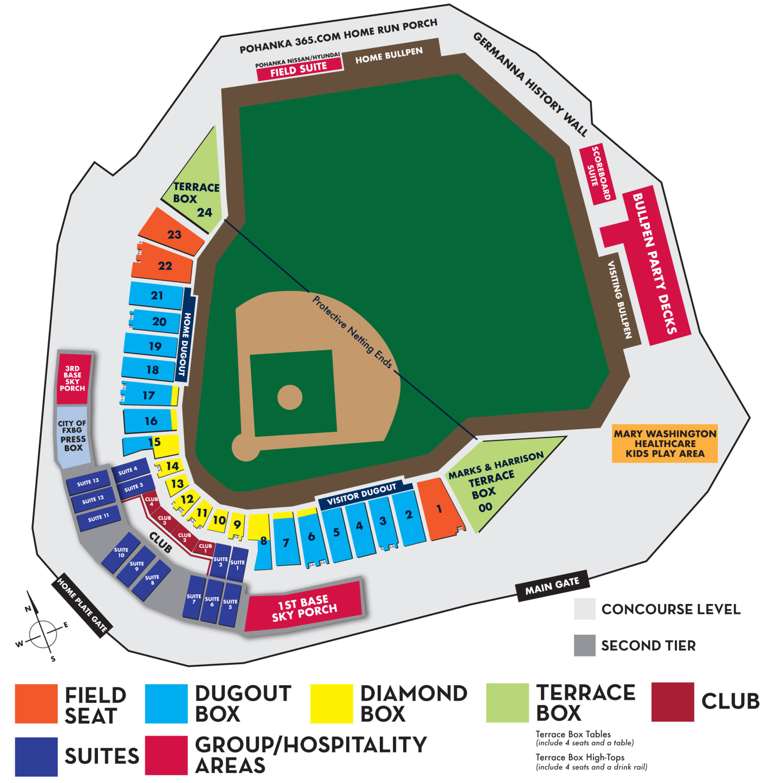 Seating Chart Nationals